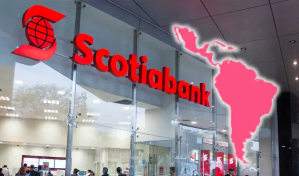 Scotiabank es un banco multinacional de servicios financieros con sede en Canadá. Foto: composición LR/Andina