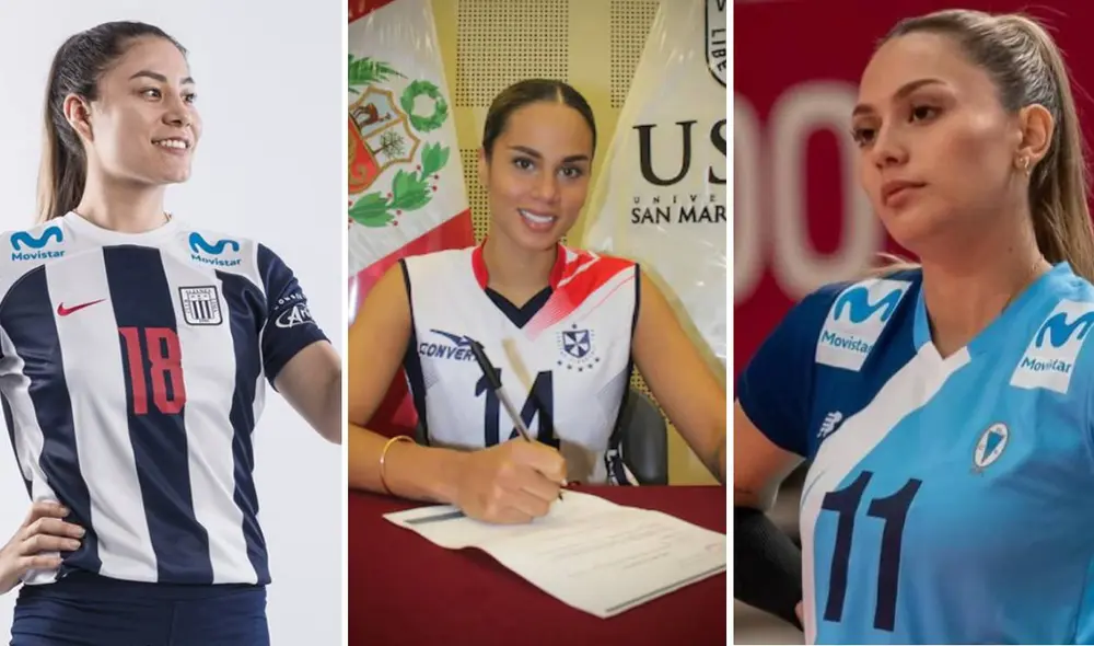 Ysabella Sánchez, Flavia y Kiara Montes son algunas de las grandes estrellas de la Liga Peruana de Vóley. Foto: composición GLR