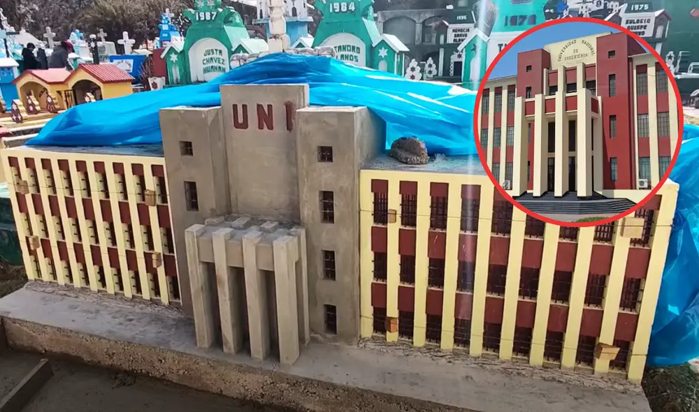 Este cementerio, ubicado en la región de Pasco, Perú, se caracteriza por albergar una variedad de diseños únicos en sus tumbas. Foto: composición LR/captura Youtube/Christian Bayro/difusión Este cementerio, ubicado en la región de Pasco, Perú, se caracteriza por albergar una variedad de diseños únicos en sus tumbas. Foto: composición LR/captura Youtube/Christian Bayro/difusión