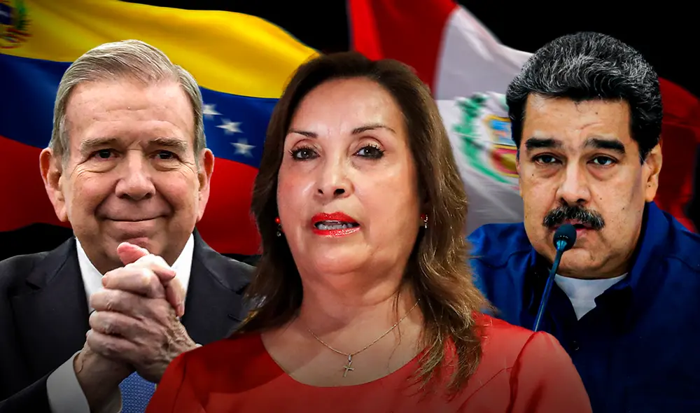 Dina Boluarte anunció apoyo a Edmundo González, líder de la oposición en contra del régimen de Maduro | Composición: Jazmín Ceras / Foto: La República. Dina Boluarte anunció apoyo a Edmundo González, líder de la oposición en contra del régimen de Maduro | Composición: Jazmín Ceras / Foto: La República.