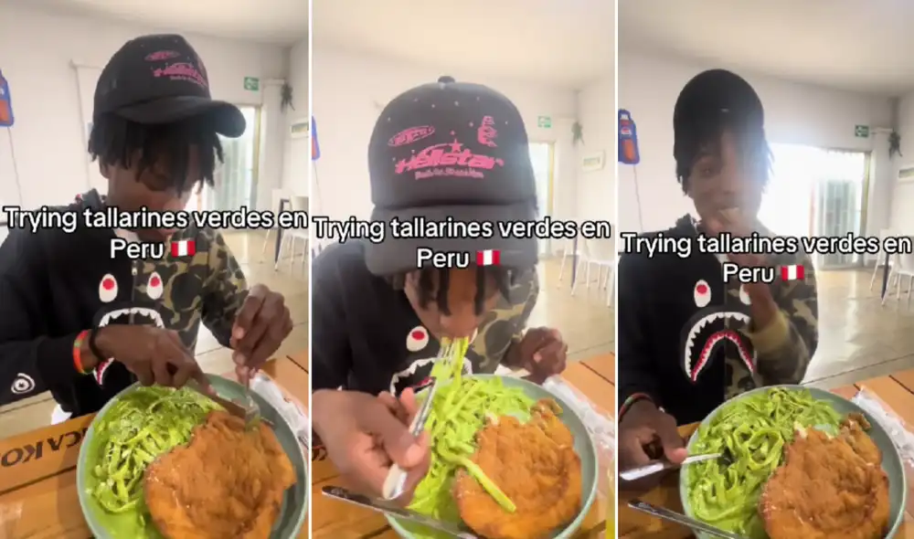 El joven de Estados Unidos también probó otros platos típicos del Perú como el arroz chaufa, el pollo a la brasa, la causa limeña, entre otros. Foto: composición LR/TikTok/@carlosur1007 El joven de Estados Unidos también probó otros platos típicos del Perú como el arroz chaufa, el pollo a la brasa, la causa limeña, entre otros. Foto: composición LR/TikTok/@carlosur1007