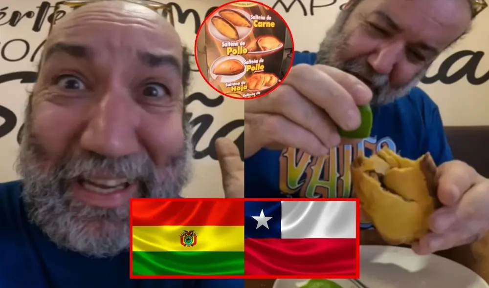 Peruano visita restaurante en Bolivia, prueba las empanadas salteñas y las compara con las chilenas. Foto: composición LR Peruano visita restaurante en Bolivia, prueba las empanadas salteñas y las compara con las chilenas. Foto: composición LR