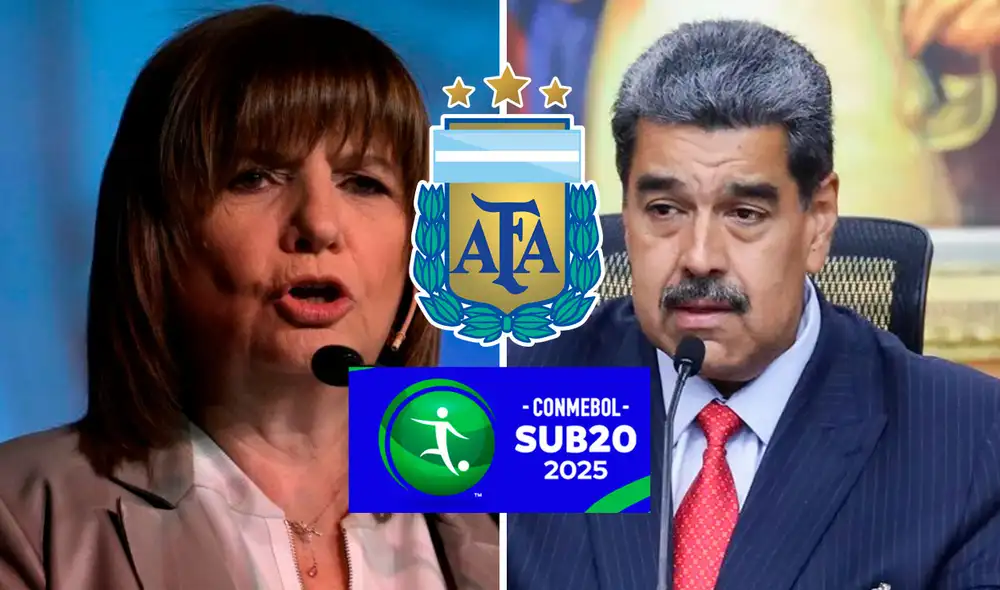 Patricia Bullrich expresó su preocupación por lo que le pueda suceder a los jugadores d Argentina. Foto: composición GLR