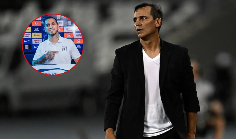 Fabián Bustos seguirá al mando de Universitario por todo el 2025. Foto: composición LR/AFP/Club Alianza Lima