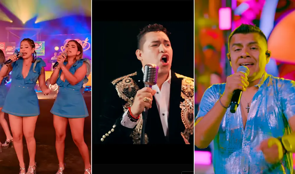 La cumbia peruana sigue cosechando éxitos en Youtube. Fotos: capturas/Youtube