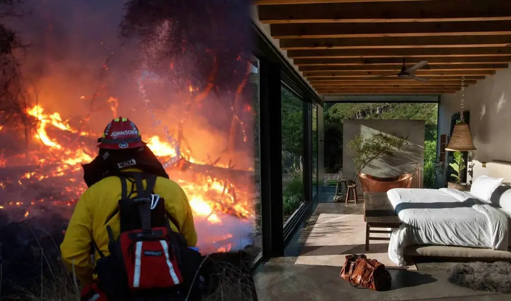 Incendios en Los Ángeles: Airbnb apoya con alojamiento gratuito. Foto: composición LR/ Airbnb org