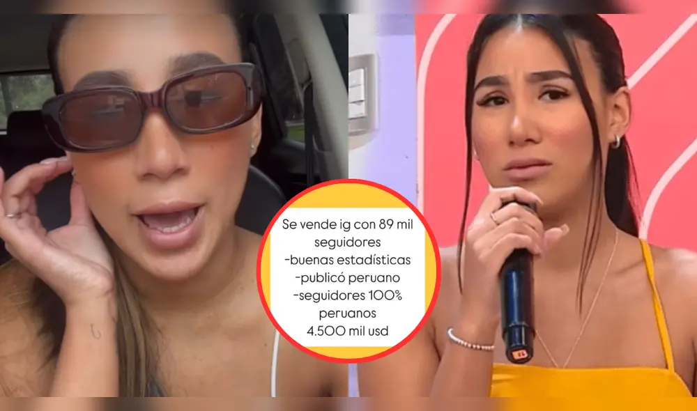 Samahara Lobatón explica las razones detrás del precio de su cuenta de Instagram. Foto: Composición LR/Instagram/América
