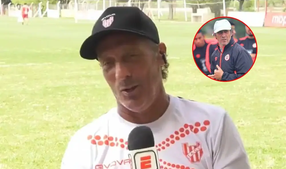 Pedro Troglio dirige actualmente en Argentina. Foto: composición LR/captura de ESPN/Universitario