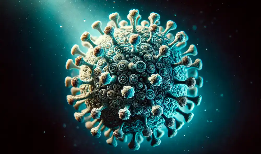 Metapneumovirus es un patógeno respiratorio. Foto: Dall-e Metapneumovirus es un patógeno respiratorio. Foto: Dall-e