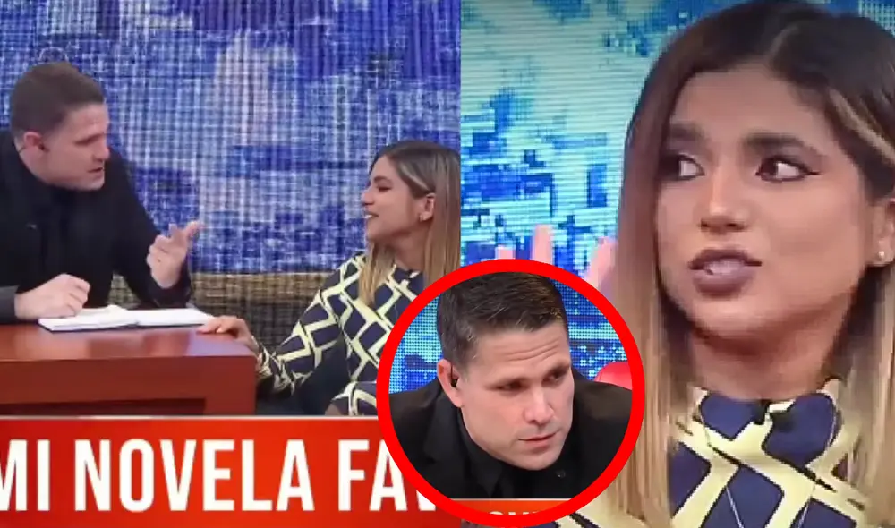 Susana Alvarado y Paco Bazán coquetearon en programa en vivo. Foto: Composición LR/Captura ATV