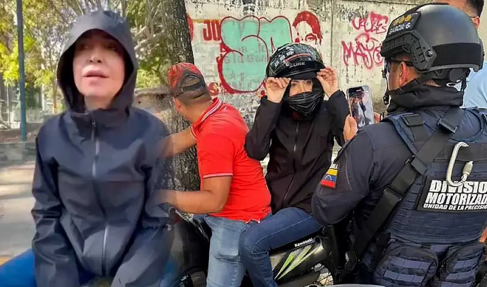 María Corina Machado fue liberada tras ser detenida violentamente mientras se trasladaba en su vehículo, luego de un discurso en Caracas, según informó Comando Venezuela. Foto: composición LR/AFP