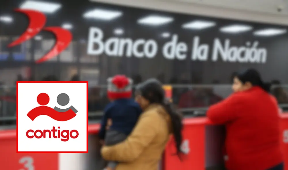 Los beneficiarios del Programa Contigo deben acudir al Banco de la Nación para cobrar. Foto: composición LR/Andina
