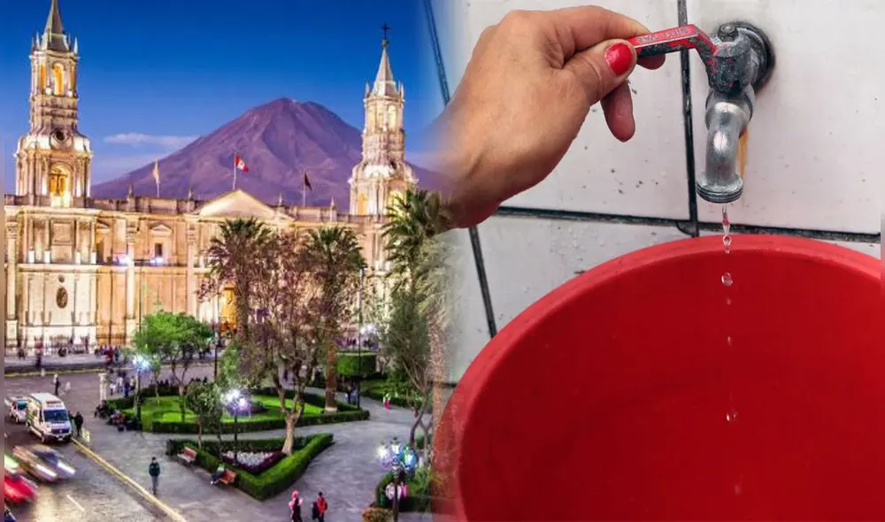 La empresa Sedapar ha previsto una serie de cortes de agua en Arequipa. Foto: composición LR/Rap Travel/Andina