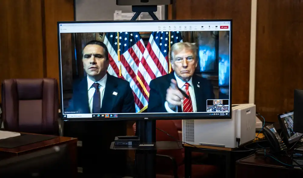 Donald Trump califica de "verguenza" su condena por el caso Stormy Daniels en Nueva York. Foto: AFP Donald Trump califica de "verguenza" su condena por el caso Stormy Daniels en Nueva York. Foto: AFP