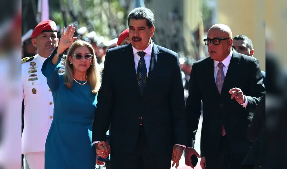 Nicolás Maduro asumió tercer mandato consecutivo en Venezuela. Foto: AFP