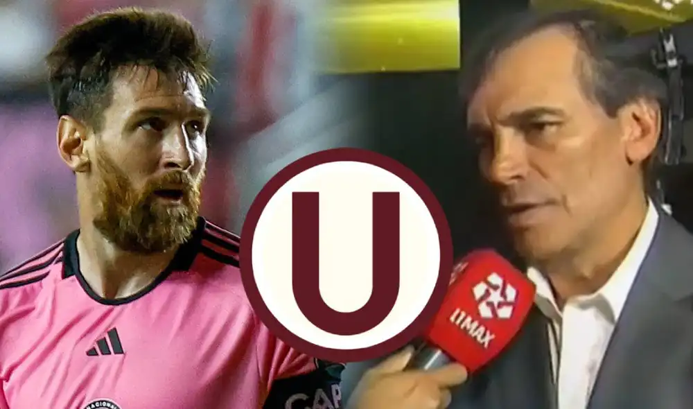 Previo al inicio de la Liga 1, Fabián Bustos dirigirá a Universitario en el amistoso contra Inter Miami. Foto: composición LR/AFP/captura Previo al inicio de la Liga 1, Fabián Bustos dirigirá a Universitario en el amistoso contra Inter Miami. Foto: composición LR/AFP/captura