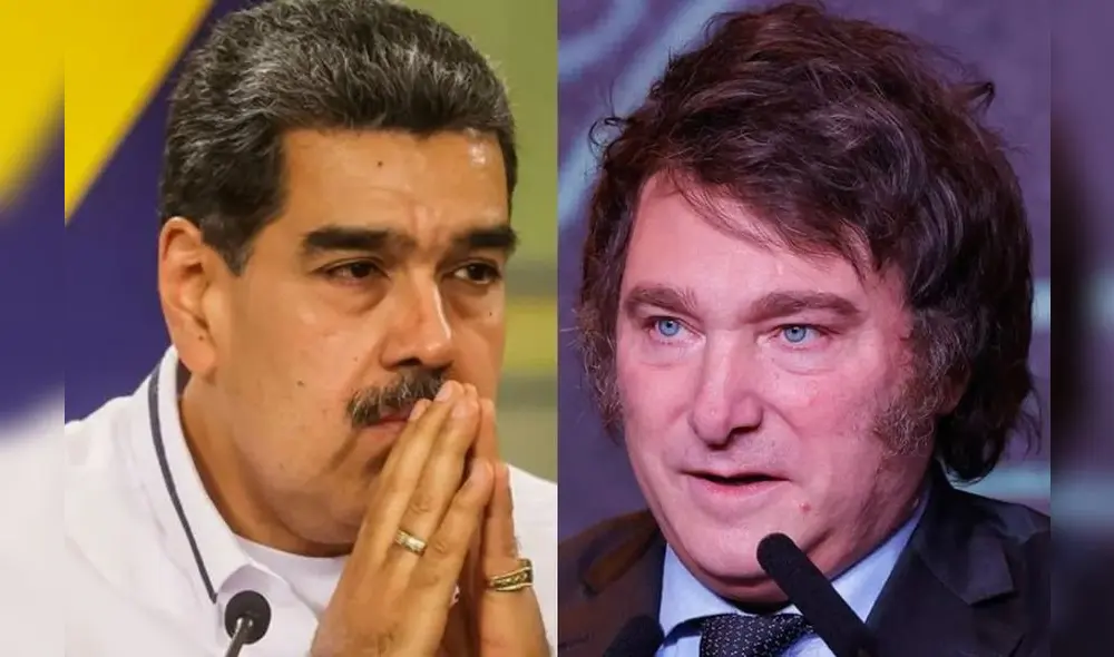 Se vive un nuevo episodio de la rivalidad entre los mandatarios Javier Milei y Nicolás Maduro. Foto: MercoPress.