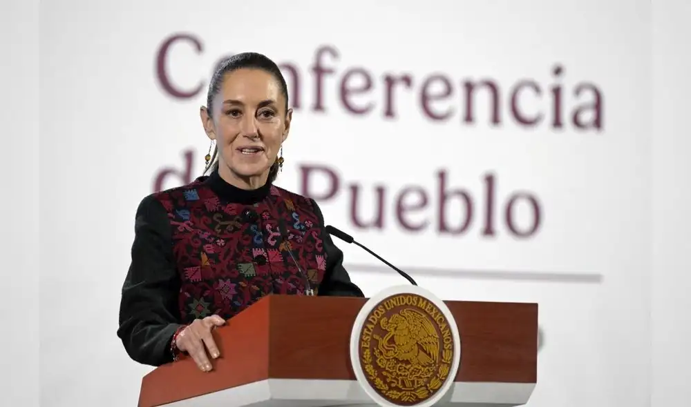 Claudia Sheinbaum rechaza "criminalización" de oposición política en conferencia matutina. Foto: AFP Claudia Sheinbaum rechaza "criminalización" de oposición política en conferencia matutina. Foto: AFP