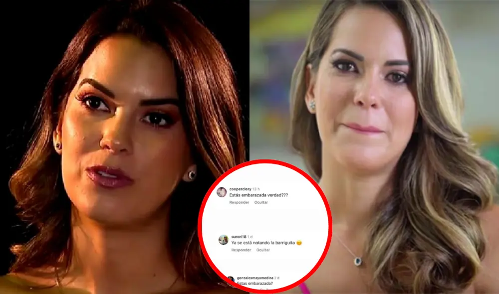 Valeria Piazza se mostró muy molesta por las constantes preguntas por un presunto embarazo. Foto: Composición LR/Captura América TV/Valeria Piazza/Instagram