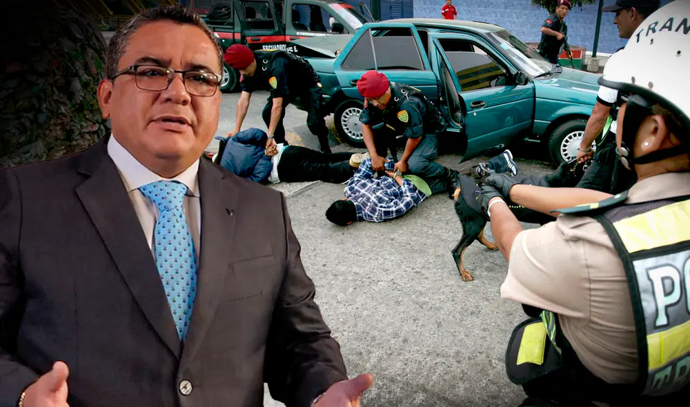 Juan José Santivañez aseguró que gestión de la PNP es elogiada por la prensa chilena | Composición: Ariana Espinoza / Foto: La República. Juan José Santivañez aseguró que gestión de la PNP es elogiada por la prensa chilena | Composición: Ariana Espinoza / Foto: La República.