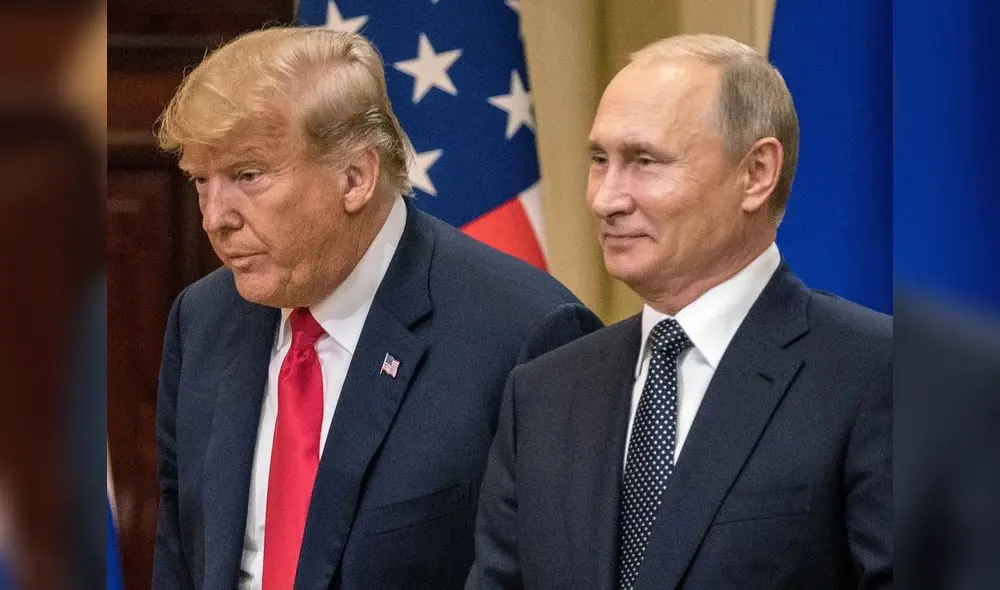 Donald Trump y Vladimir Putin mantienen un total rivalidad entre USA y Rusia. Foto: CDN