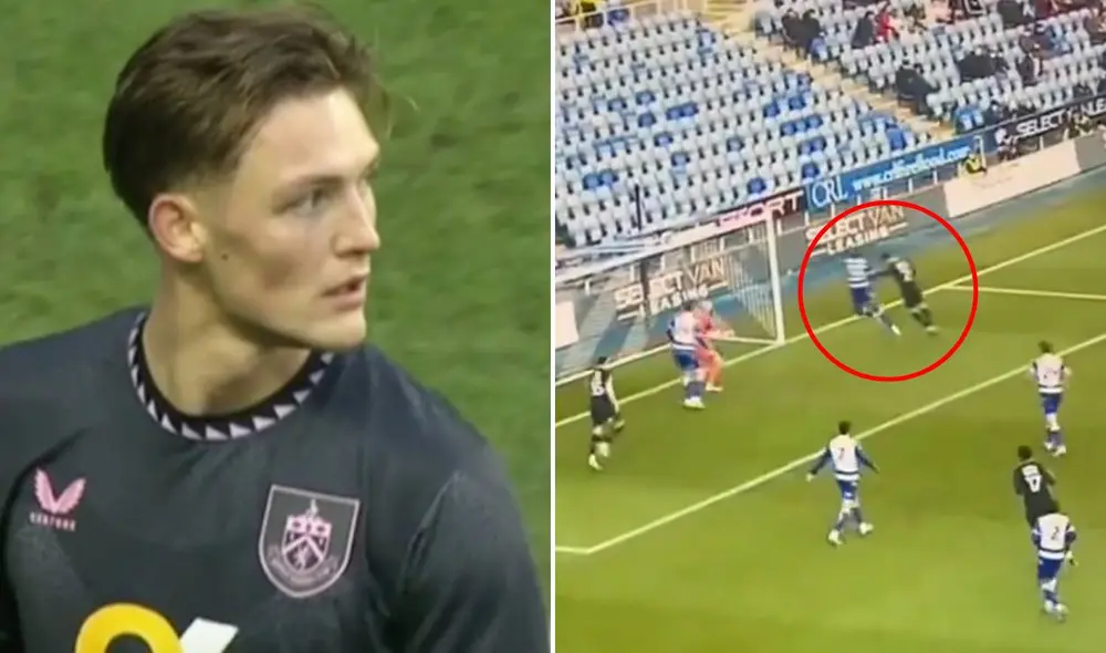 Oliver Sonne jugó en Burnley hasta el minuto 87, en donde fue reemplazado por Bashir Humphreys. Foto: composición LR/captura