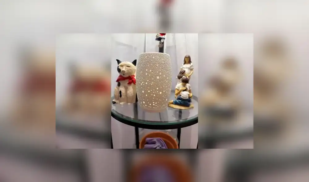 El candelabro para la mujer en EE. UU., que en un principio costó 4 dólares, fue una gran sorpresa. Foto: Composición LR