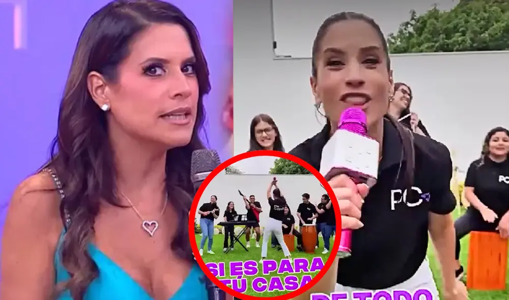 Maria Pía Copello estrenó nueva canción junto a sus trabajadores. Foto: Composición LR/Maria Pía Copello/Instagram