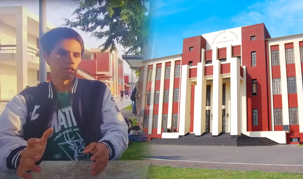 El joven estudiante actualmente cursa el primer año de ingeniería naval en la UNI. Foto: composición LR/Enrro24/UNI