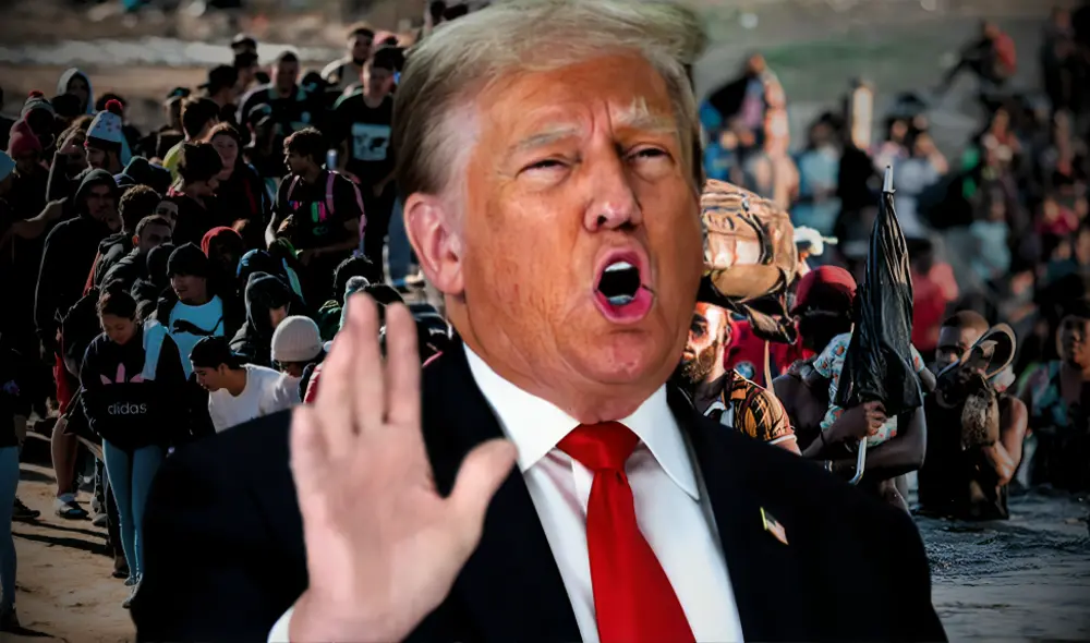 Donald Trump prometió utilizar la Ley de Enemigos Extranjeros de 1798 para desmantelar redes criminales migrantes en Estados Unidos. Foto: composición LR/CNN