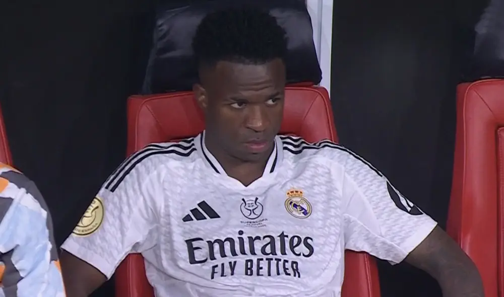 Vinícius Jr. lleva cuatro partidos jugados con Real Madrid este 2025. Foto: captura de DSports Vinícius Jr. lleva cuatro partidos jugados con Real Madrid este 2025. Foto: captura de DSports