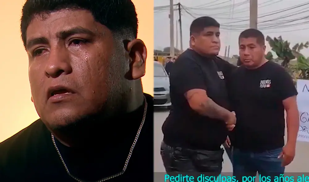 "Mi hermano es inocente, lo están acusando de un delito que yo cometí", declaró el hermano en América TV. Foto: composición LR "Mi hermano es inocente, lo están acusando de un delito que yo cometí", declaró el hermano en América TV. Foto: composición LR