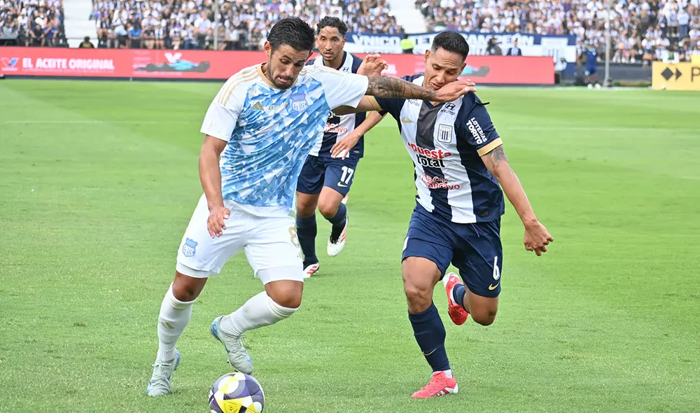 Alianza Lima vs Emelec fue el amistoso de fondo en la Tarde Blanquiazul 2025. Foto: Miguel Vásquez/GLR