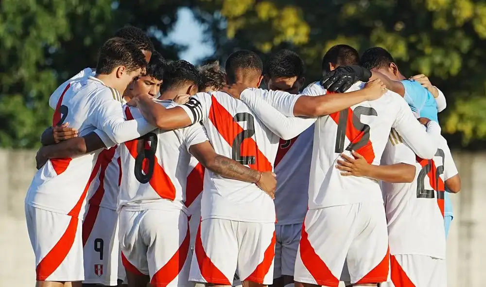 La selección peruana sub 20 se enfrentó contra Colombia en un partido de preparación a pocos días del inicio del Sudamericano 2025. Foto: La Bicolor
