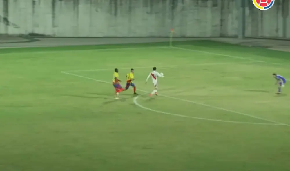 Goicochea es el delantero titular de la selección peruana sub-20. Foto: captura de FCF.