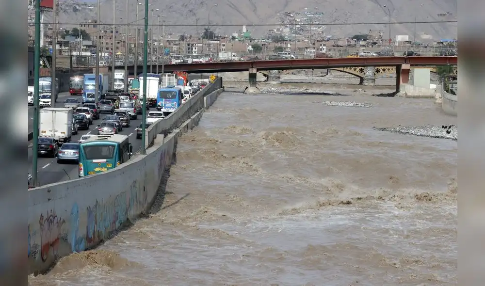 Río Rímac registra preocupante incremento de su caudal. Foto: La República