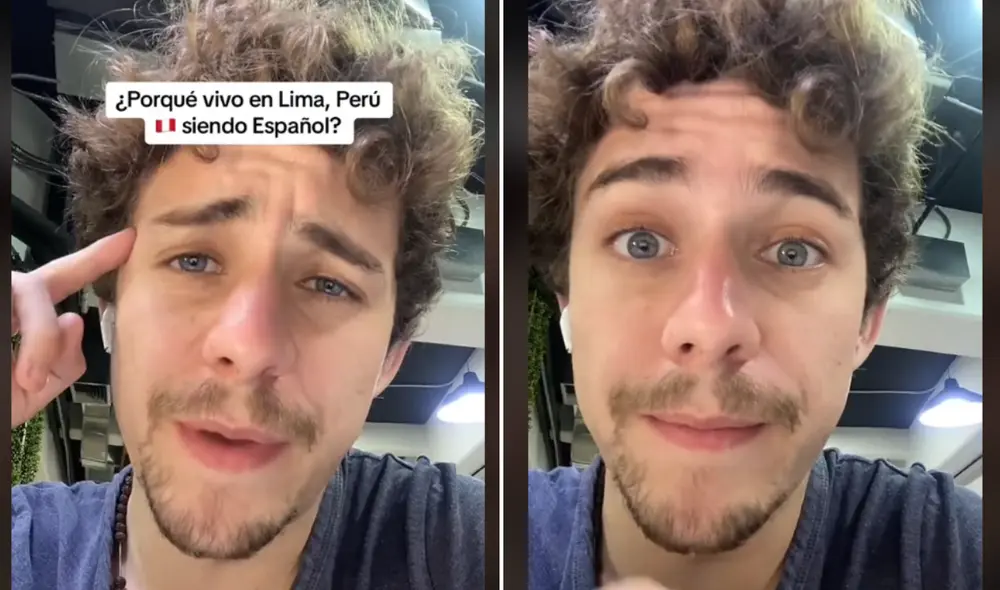 Español comparte su experiencia de vida en Perú. Foto: composición LR/Tik Tok Español comparte su experiencia de vida en Perú. Foto: composición LR/Tik Tok