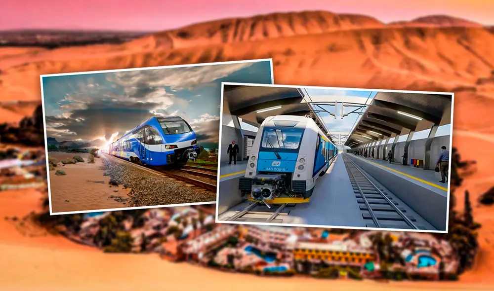 EL Ministerio de Transporte y Comunicaciones ha informado que Estados Unidos u otras naciones podrían financiar el Ferrocarril Lima-Ica. Foto: composición LR/MTC