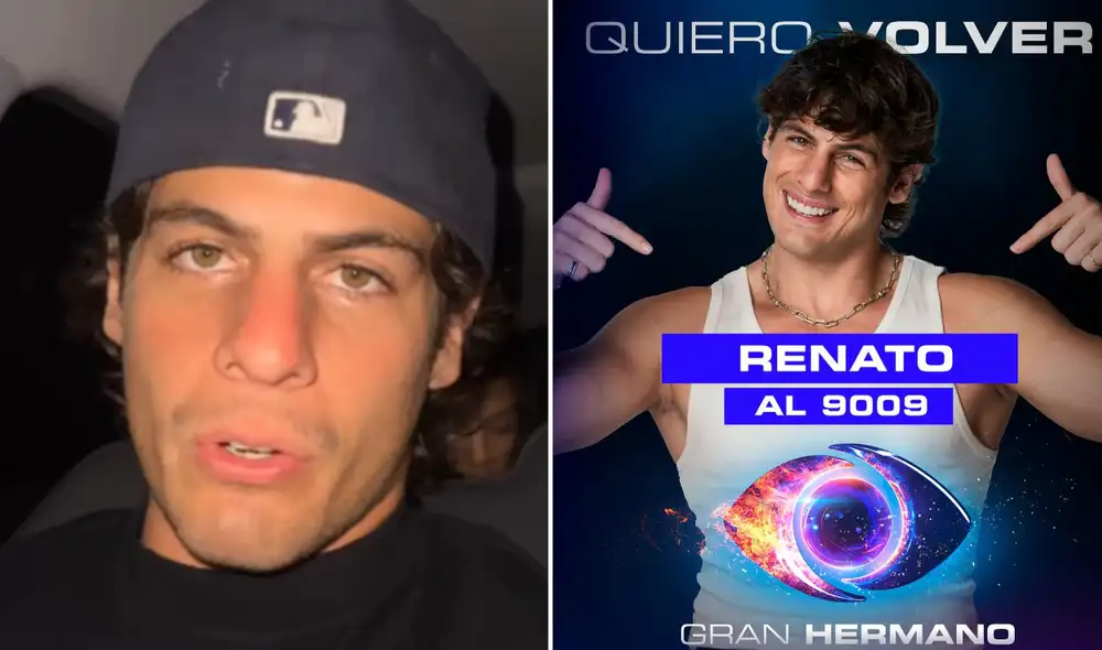 Renato Rossini Jr. fue eliminado de 'Gran hermano' en diciembre de 2024. Foto: composición LR/Instagram/granhermanoar