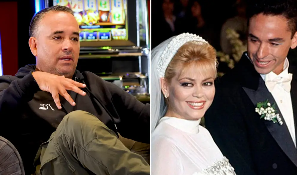 Roberto Martínez y Gisela Valcárcel se casaron en 1995. Foto: Composición LR/Captura Youtube Roberto Martínez y Gisela Valcárcel se casaron en 1995. Foto: Composición LR/Captura Youtube