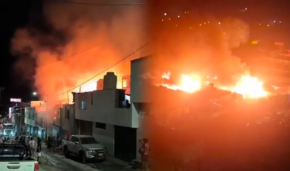 Incendio en anexo minero de Arequipa deja más de 100 damnificados y conmoción en la comunidad. Foto: composición LR/difusión.