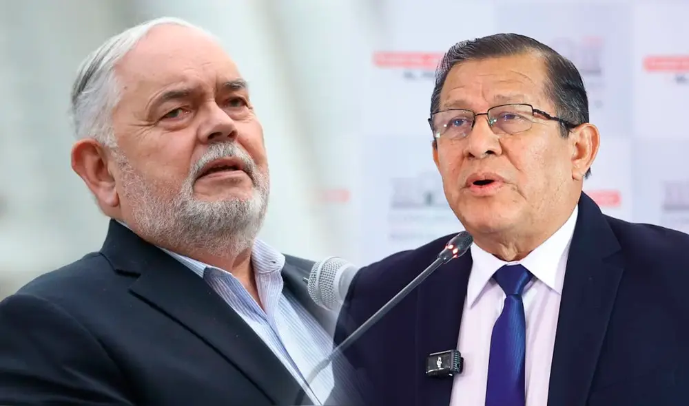 Jorge Montoya acusa a Eduardo Salhuana de no avanzar con las investigaciones en el caso de la presunta red de prostitución. Foto: composición LR Jorge Montoya acusa a Eduardo Salhuana de no avanzar con las investigaciones en el caso de la presunta red de prostitución. Foto: composición LR