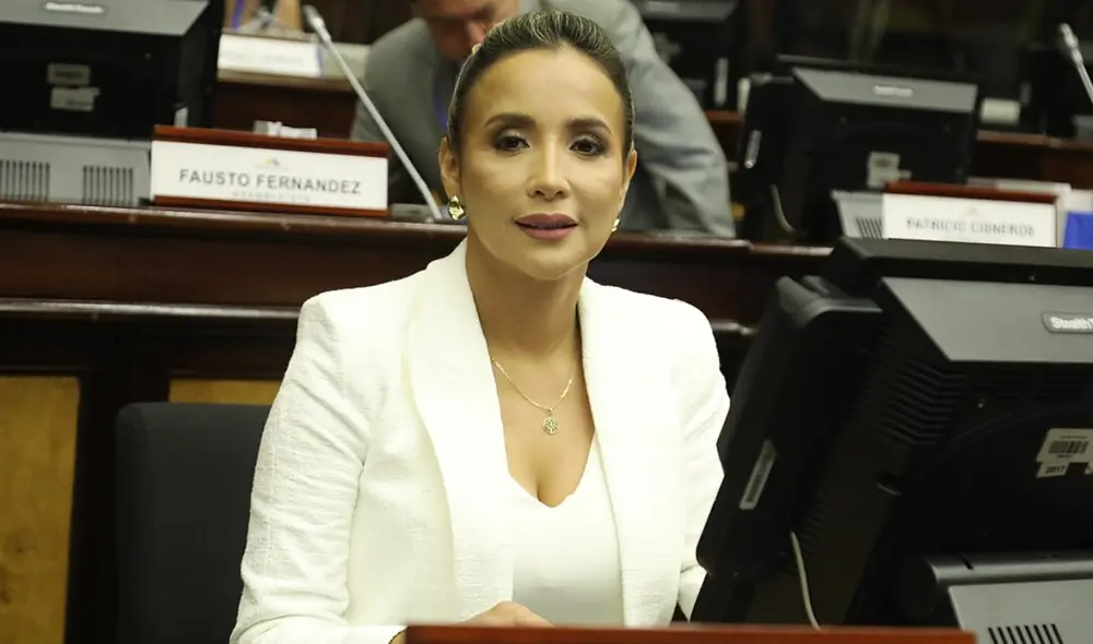 Yadira Bayas, de la bancada ADN, fue secuestrada el 13 de enero. Foto: Jhonatan Guerrero / Asamblea Nacional