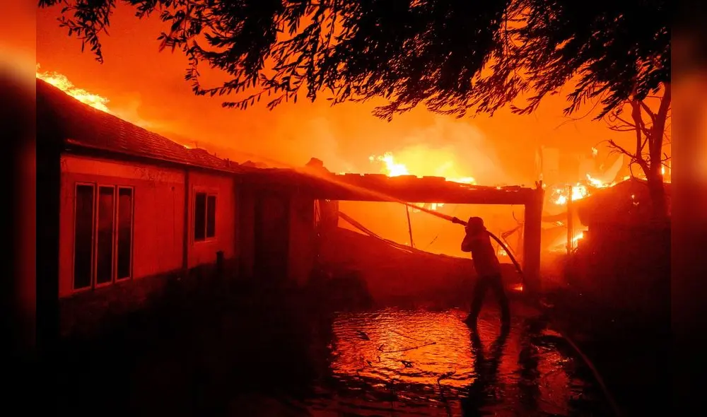 Los incendios en Los Ángeles han generado diversas muertes en USA. Foto: MCV Noticias