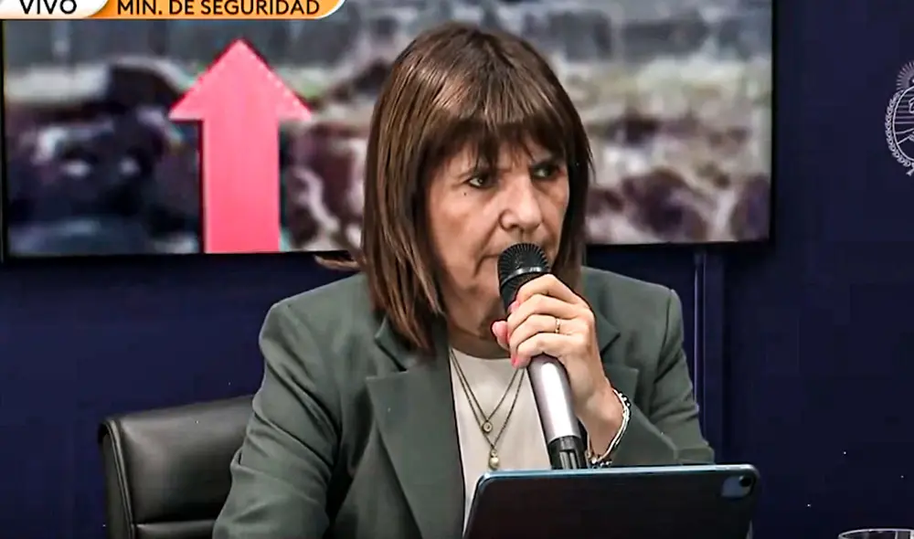 Es un "terrorista convertido al Islam en la Argentina", reveló Patricia Bullrich en conferencia de prensa. Foto: Todo Noticas. Es un "terrorista convertido al Islam en la Argentina", reveló Patricia Bullrich en conferencia de prensa. Foto: Todo Noticas.