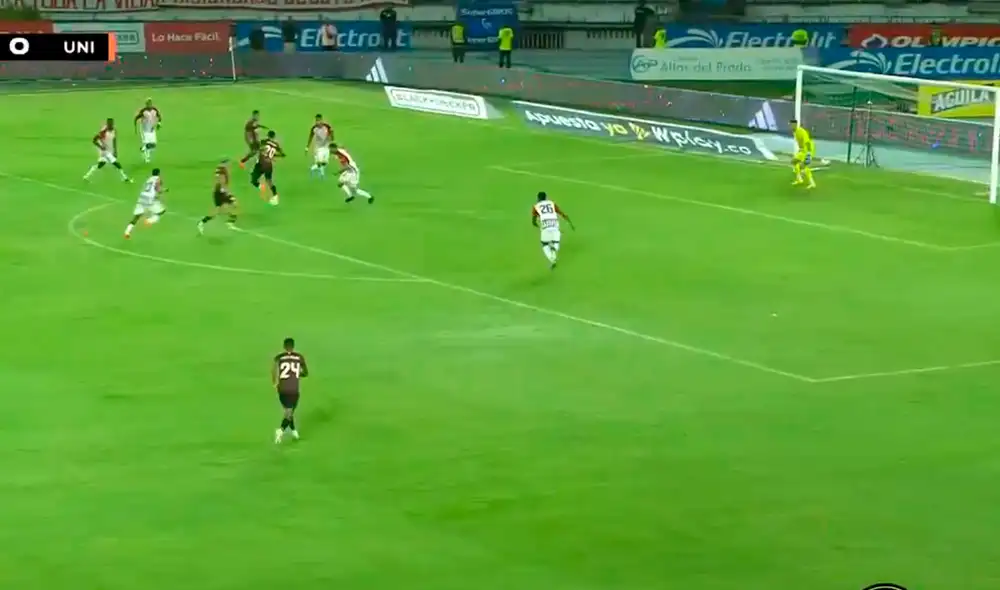 Celi anotó el primer gol de Universitario en el 2025. Foto: Disney Plus