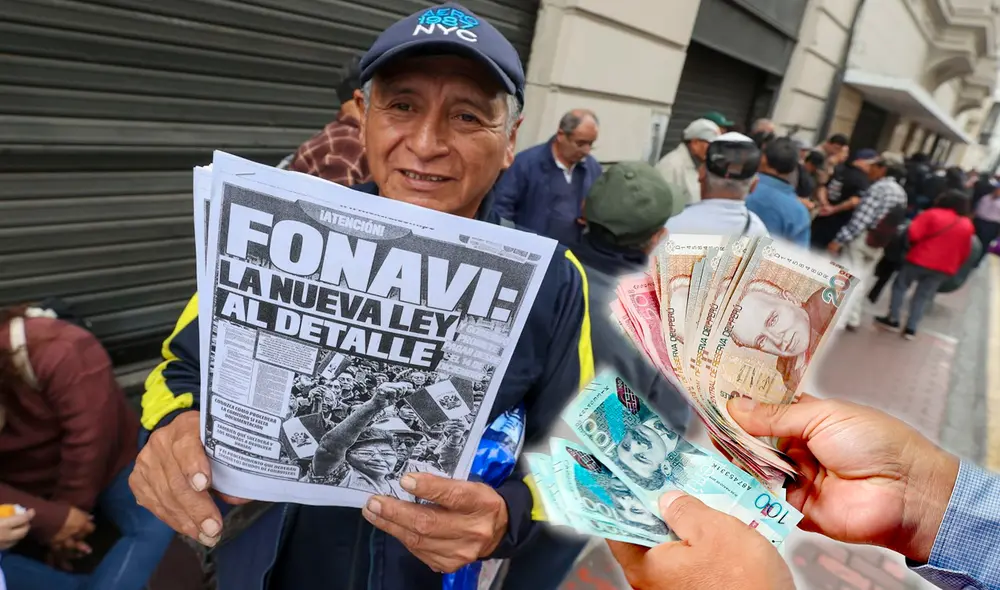 Fonavistas pueden hacer el cobro de la devolución de aportes en el Banco de la Nación. Foto: Composición LR/Andina.