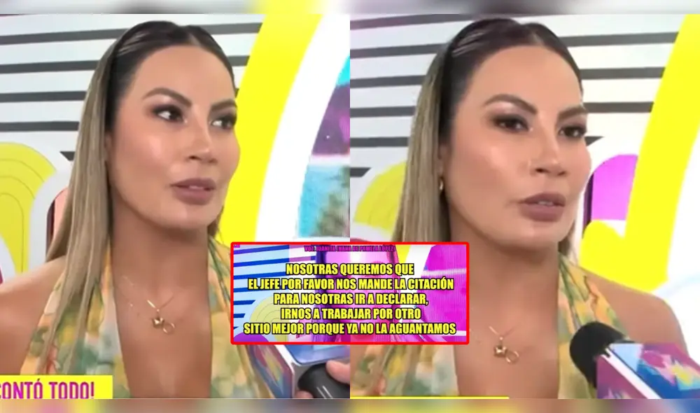 Pamela López responde a polémica grabación de su nana. Foto: Composición LR/Willax