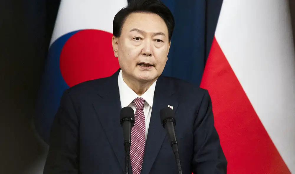 Este arresto contra Yoon Suk Yeol surge de una investigación por presunta insurrección. Foto: AFP