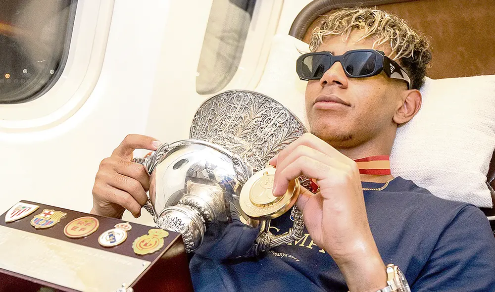 Yamal. A sus 17 años, ya ganó Eurocopa, Liga y Supercopa. Foto: AFP